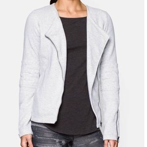 Under Armor Studio Terry Moto Jacket NWOT